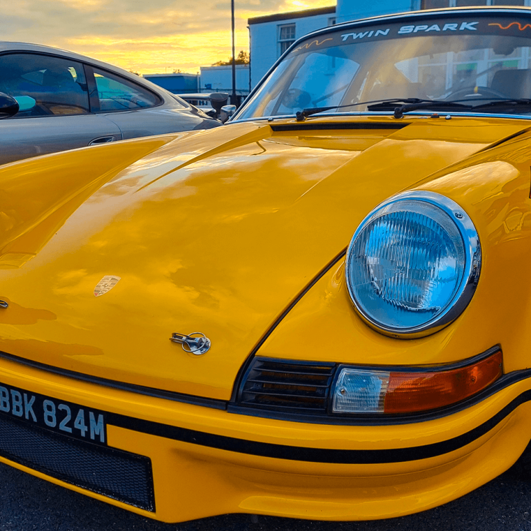 Ace Cafe London Porsche meetup - Twin Spark 911 S